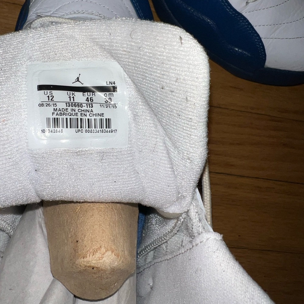 Mens Retro Jordan 12. Size 12 - Picture 7 of 10